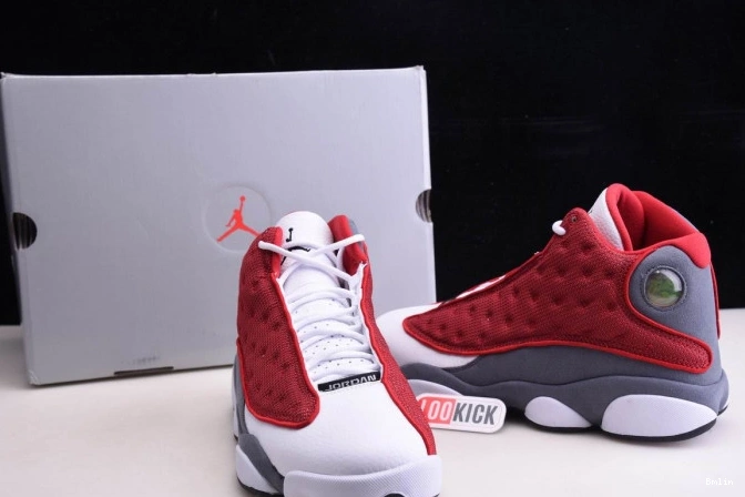 Bmlin Shoes Flint Red Gym Retro 13 Grey 414571-600 Air Jordan 0804